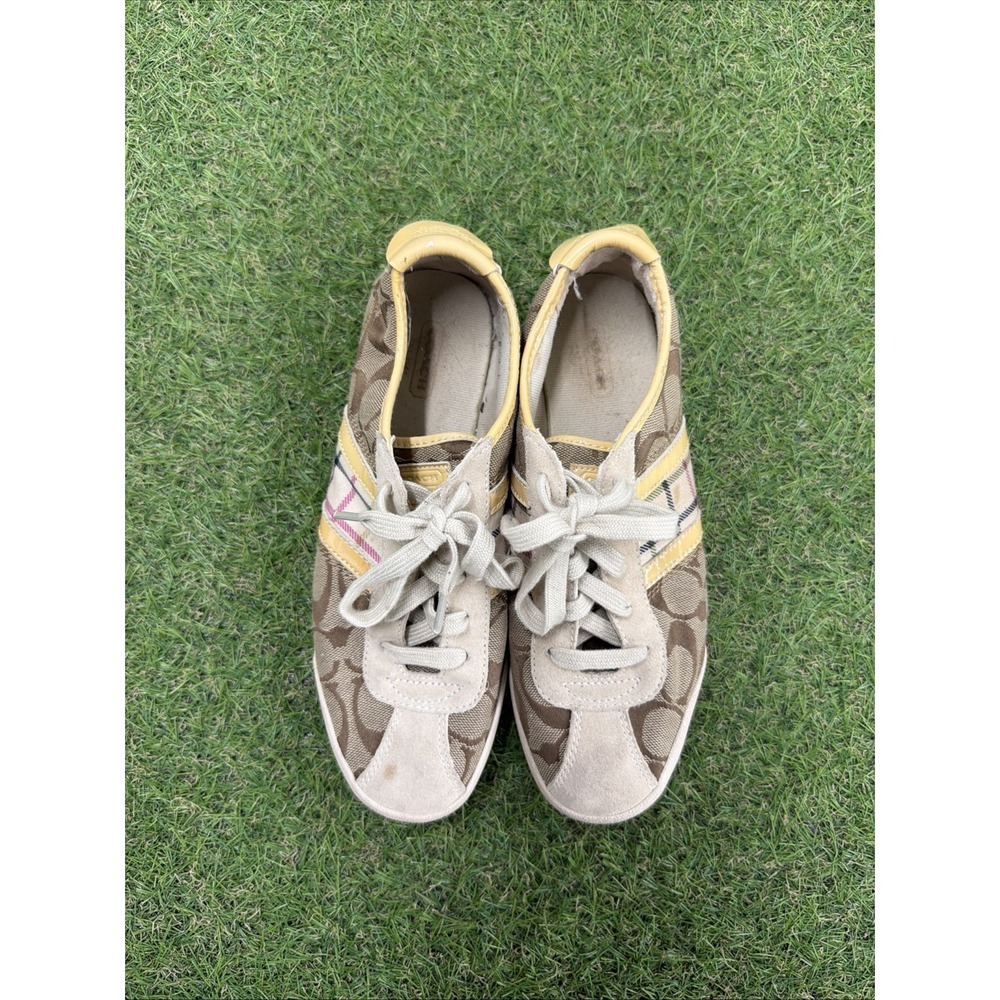 Women's Coach Paxton Lace Up Sneakers Size 7M